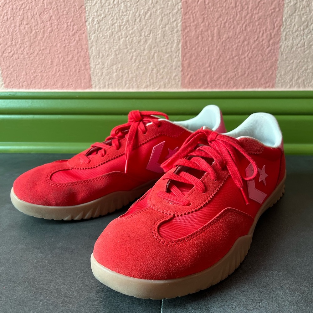 Converse Run Star Trainers Red